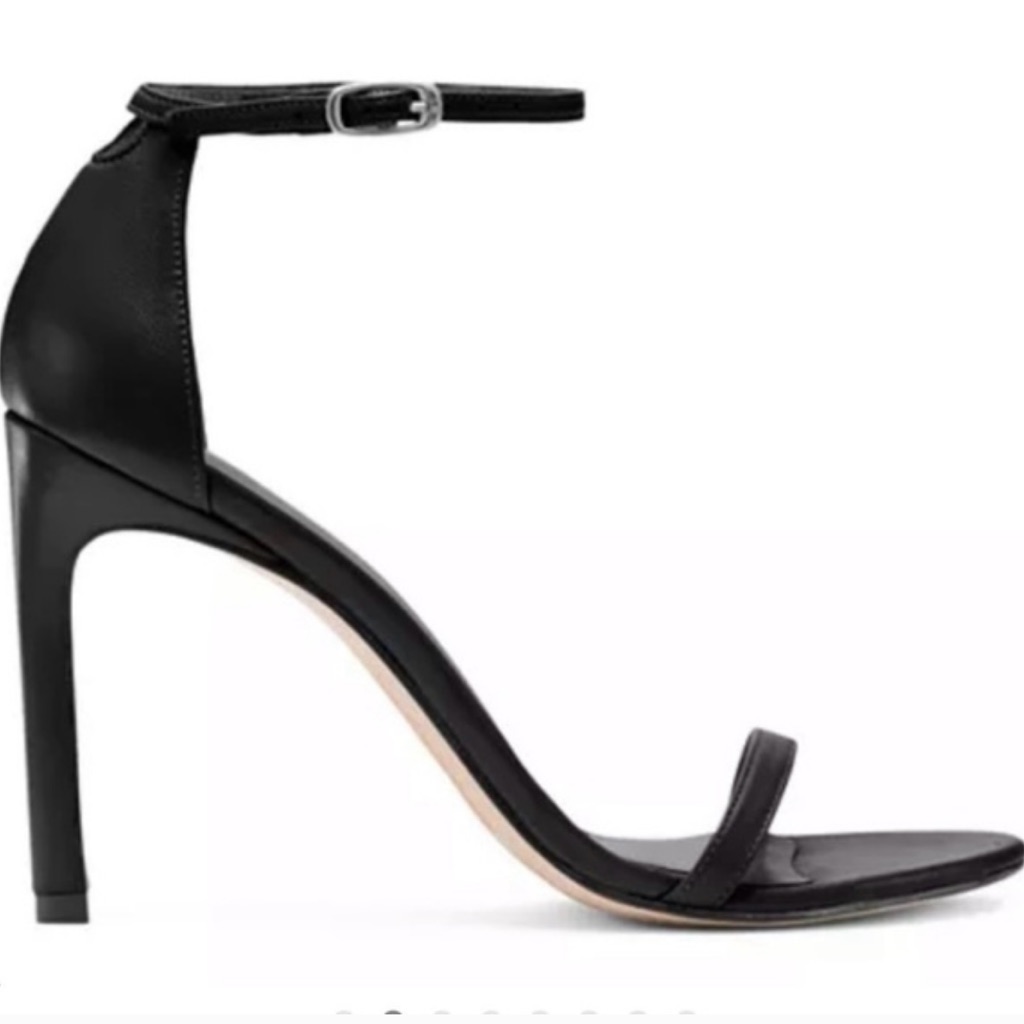 Nudist Ii Sandals - Stuart Weitzman - Black - 8